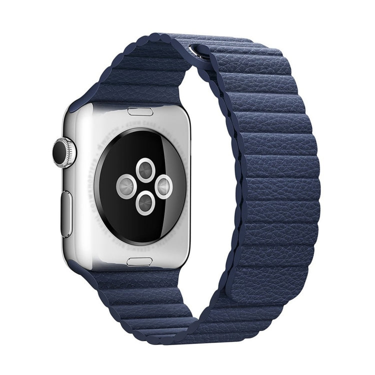 Armband aus PU-Leder mit Magnetverschluss für Apple Watch 42 mm