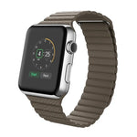 Armband aus PU-Leder mit Magnetverschluss für Apple Watch 42 mm