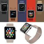 Armband aus PU-Leder mit Magnetverschluss für Apple Watch 42 mm
