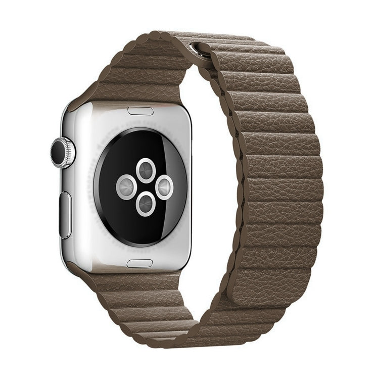 Armband aus PU-Leder mit Magnetverschluss für Apple Watch 42 mm