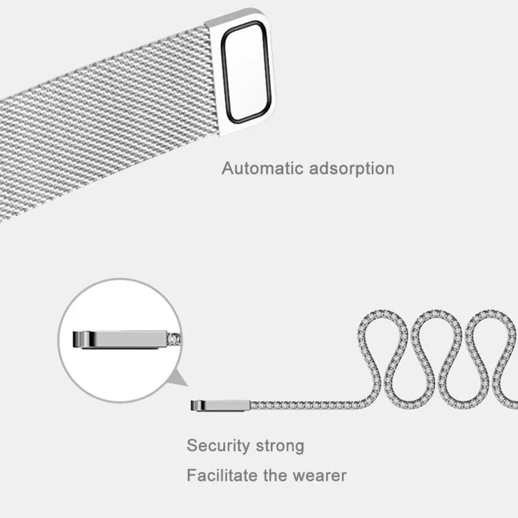 Uhrenarmband mit Magnetverschluss aus Edelstahl für Samsung Gear S2 Classic / S2