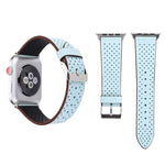 Für Apple Watch Ultra 49 mm &amp; Watch Ultra 2 49 mm / Series 10 46 mm / 9 &amp; 8 &amp; 7 45 mm / SE 3 &amp; SE 2 &amp; 6 &amp; SE 5 &amp; 4 44 mm / 3 &amp; 2 &amp; 1 42 mm: Schlichtes, modisches Echtlederarmband mit Lochmuster, 42 mm