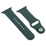 Silikonarmband für Apple Watch Series 7 (41 mm), 6, SE, 5, 4 (40 mm), 3, 2 und 1 (38 mm)