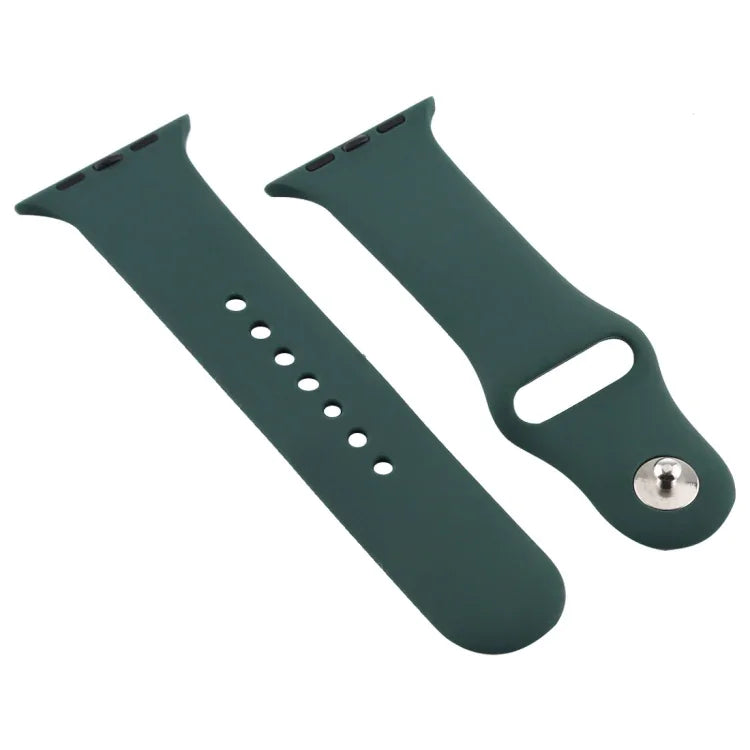 Silikonarmband für Apple Watch Series 7 (41 mm), 6, SE, 5, 4 (40 mm), 3, 2 und 1 (38 mm)