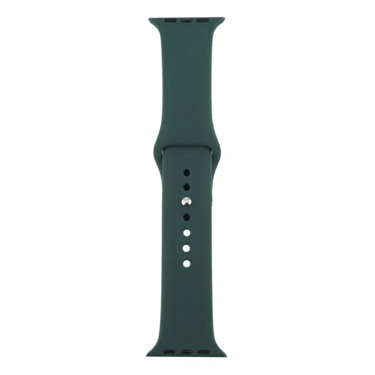 Silikonarmband für Apple Watch Series 7 (41 mm), 6, SE, 5, 4 (40 mm), 3, 2 und 1 (38 mm)