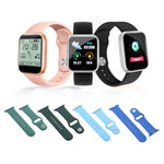 Silikonarmband für Apple Watch Series 7 (41 mm), 6, SE, 5, 4 (40 mm), 3, 2 und 1 (38 mm)