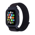 Nylon-Armband mit Klettverschluss für Apple Watch Ultra 49 mm &amp; Watch Ultra 2 49 mm / Series 10 46 mm / 9 &amp; 8 &amp; 7 45 mm / SE 3 &amp; SE 2 &amp; 6 &amp; SE &amp; 5 &amp; 4 44 mm / 3 &amp; 2 &amp; 1 42 mm