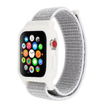 Nylon-Armband mit Klettverschluss für Apple Watch Ultra 49 mm &amp; Watch Ultra 2 49 mm / Series 10 46 mm / 9 &amp; 8 &amp; 7 45 mm / SE 3 &amp; SE 2 &amp; 6 &amp; SE &amp; 5 &amp; 4 44 mm / 3 &amp; 2 &amp; 1 42 mm