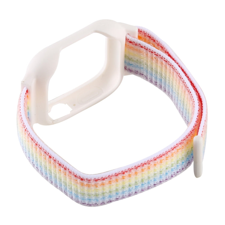 Nylon-Armband mit Klettverschluss für Apple Watch Ultra 49 mm &amp; Watch Ultra 2 49 mm / Series 10 46 mm / 9 &amp; 8 &amp; 7 45 mm / SE 3 &amp; SE 2 &amp; 6 &amp; SE &amp; 5 &amp; 4 44 mm / 3 &amp; 2 &amp; 1 42 mm