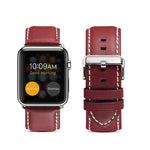 Denior Umweltfreundliches Luxus-Lederarmband für Apple Watch Series 10 42 mm / 9, 8 und 7 41 mm / SE 3, SE 2, SE 6, SE 5 und 4 40 mm / 3, 2 und 1 38 mm