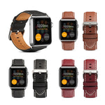 Denior Umweltfreundliches Luxus-Lederarmband für Apple Watch Series 10 42 mm / 9, 8 und 7 41 mm / SE 3, SE 2, SE 6, SE 5 und 4 40 mm / 3, 2 und 1 38 mm