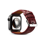 Denior Uhrenarmband aus Rindsleder mit Krokodilprägung für Apple Watch Ultra 49 mm &amp; Watch Ultra 2 49 mm / Series 10 46 mm / 9 &amp; 8 &amp; 7 45 mm / SE 3 &amp; SE 2 &amp; 6 &amp; SE 5 &amp; 4 44 mm / 3 &amp; 2 &amp; 1 42 mm