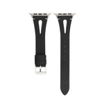 Schlichtes V-förmiges Lederarmband für Apple Watch Ultra 49 mm &amp; Watch Ultra 2 49 mm / Series 10 46 mm / 9 &amp; 8 &amp; 7 45 mm / SE 3 &amp; SE 2 &amp; 6 &amp; SE &amp; 5 &amp; 4 44 mm / 3 &amp; 2 &amp; 1 42 mm