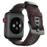 Nylon-Armband im Jeep-Stil mit Edelstahlschließe für Apple Watch Series 3, 2 und 1 (42 mm).