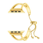 Metallarmband in V-Form mit Edelstahlschließe für Apple Watch Series 10 (42 mm), 9, 8 und 7 (41 mm), SE 3, SE 2, 6, SE, 5 und 4 (40 mm), 3, 2 und 1 (38 mm) und 7 (41 mm).