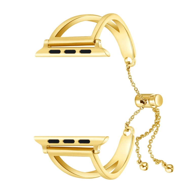 Metallarmband in V-Form mit Edelstahlschließe für Apple Watch Series 10 (42 mm), 9, 8 und 7 (41 mm), SE 3, SE 2, 6, SE, 5 und 4 (40 mm), 3, 2 und 1 (38 mm) und 7 (41 mm).