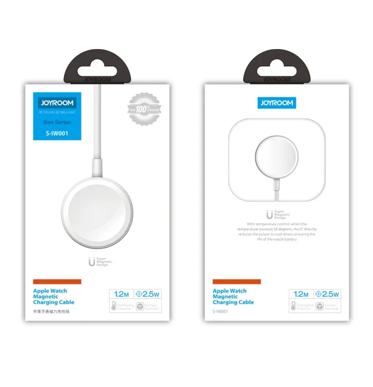 JOYROOM S-IW001 Ben Serie 1,2 m 2,5 W Tragbares Magnetladekabel für Apple Watch