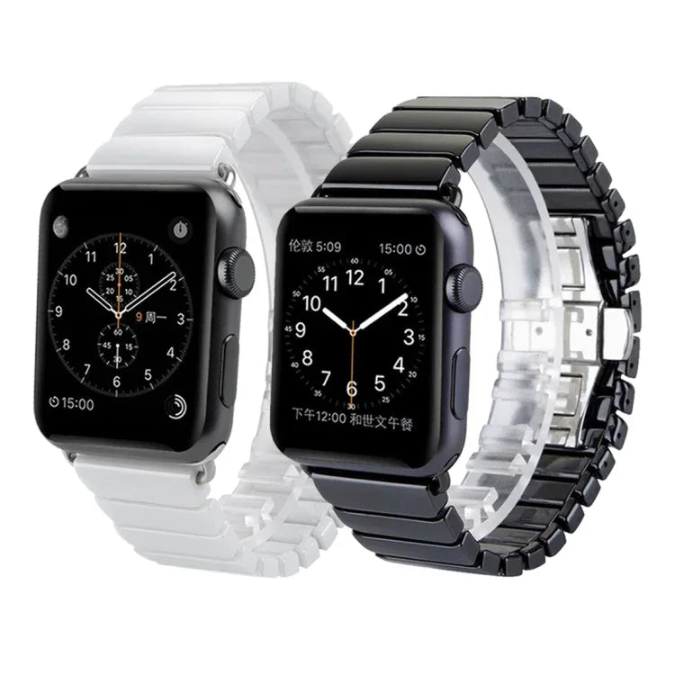 Für Apple Watch Series 3, 2 und 1, 38 mm, zartes Keramik-Armband, 38 mm