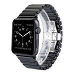Für Apple Watch Ultra 49 mm &amp; Watch Ultra 2 49 mm / Series 10 46 mm / 9 &amp; 8 &amp; 7 45 mm / SE 3 &amp; SE 2 &amp; 6 &amp; SE 5 &amp; 4 44 mm / 3 &amp; 2 &amp; 1 42 mm: Zartes Keramikarmband, 42 mm