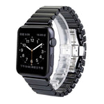Für Apple Watch Ultra 49 mm &amp; Watch Ultra 2 49 mm / Series 10 46 mm / 9 &amp; 8 &amp; 7 45 mm / SE 3 &amp; SE 2 &amp; 6 &amp; SE 5 &amp; 4 44 mm / 3 &amp; 2 &amp; 1 42 mm: Zartes Keramikarmband, 42 mm
