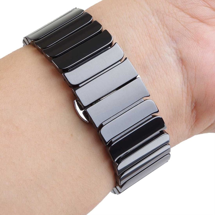 Für Apple Watch Ultra 49 mm &amp; Watch Ultra 2 49 mm / Series 10 46 mm / 9 &amp; 8 &amp; 7 45 mm / SE 3 &amp; SE 2 &amp; 6 &amp; SE 5 &amp; 4 44 mm / 3 &amp; 2 &amp; 1 42 mm: Zartes Keramikarmband, 42 mm