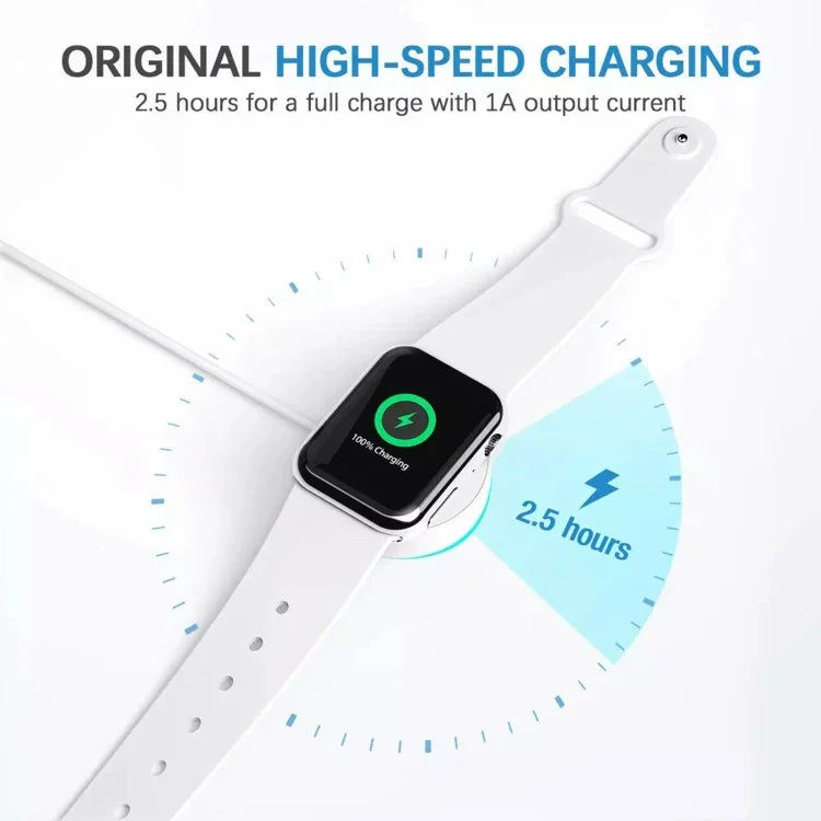 Kabelloses magnetisches Schnellladekabel mit USB-Anschluss für Apple Watch Series, USB-A