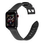 Einfarbiges TPU-Armband + Edelstahlarmband für Apple Watch Series 10 42 mm / 9, 8 und 7 41 mm / SE 3, SE 2, 6, SE 5 und 4 40 mm / 3, 2 und 1 38 mm und 40 mm