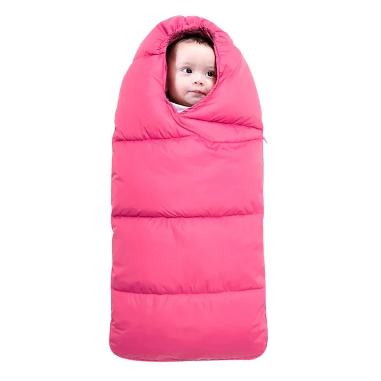 Baby-Schlafsack, dick, warm, Neugeborenen-Steppdecke, Größe: 80 cm, für 0-1 Jahre
