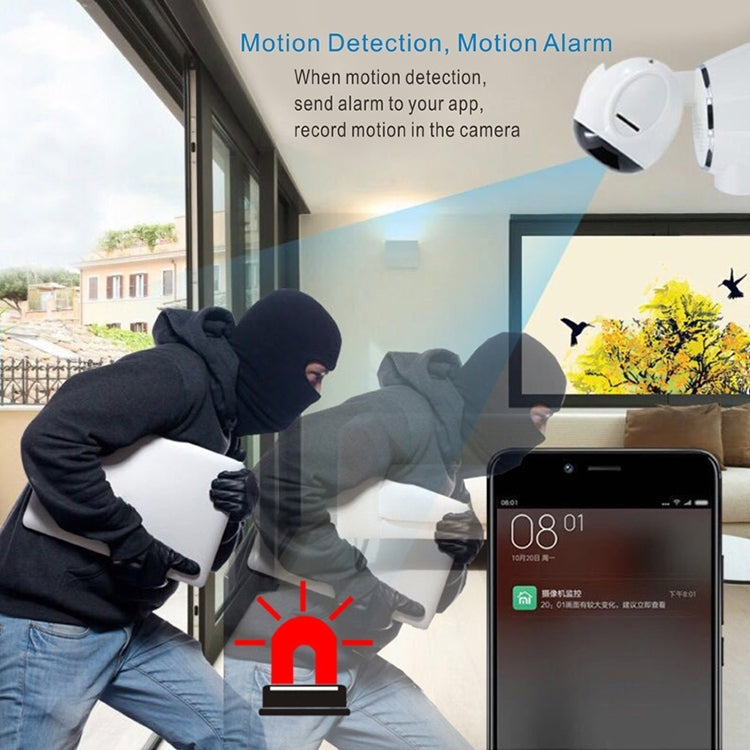 YH001 720P HD 1,0 MP WLAN-IP-Kamera, unterstützt Infrarot-Nachtsicht / Bewegungserkennung / App-Steuerung, AU-Stecker, YH001 720P