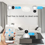720P HD 1,0 MP WLAN-IP-Kamera, unterstützt Infrarot-Nachtsicht / Bewegungserkennung / App-Steuerung, EU-Stecker, 720P
