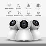 720P HD 1,0 MP WLAN-IP-Kamera, unterstützt Infrarot-Nachtsicht / Bewegungserkennung / App-Steuerung, EU-Stecker, 720P