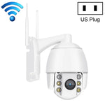 QX2 1080P HD 360°-Panorama-WLAN-Kamera für Tag und Nacht, Vollfarb-Bild, IP66 wasserdicht, unterstützt Bewegungserkennung, Zwei-Wege-Audio, TF-Kartensteckplatz, US-Stecker, WLAN-Version
