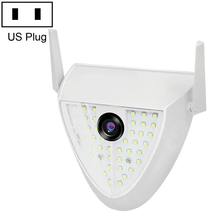 DP16 2,0 Megapixel 42 LEDs Gartenlicht-Smart-Kamera, unterstützt Bewegungserkennung / Nachtsicht / Sprach-Gegensprechanlage / TF-Karte, AU-Stecker, DP16