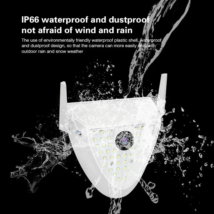 DP16 2,0 Megapixel 42 LEDs Gartenlicht-Smart-Kamera, unterstützt Bewegungserkennung / Nachtsicht / Sprach-Gegensprechanlage / TF-Karte, AU-Stecker, DP16