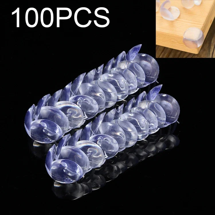 100 STÜCK Babyschutz für Tischkanten, Halbkugelform, Kindertisch-Antikollisionsschutz mit doppelseitigem Klebstoff, 100 STÜCK Halbkugelform