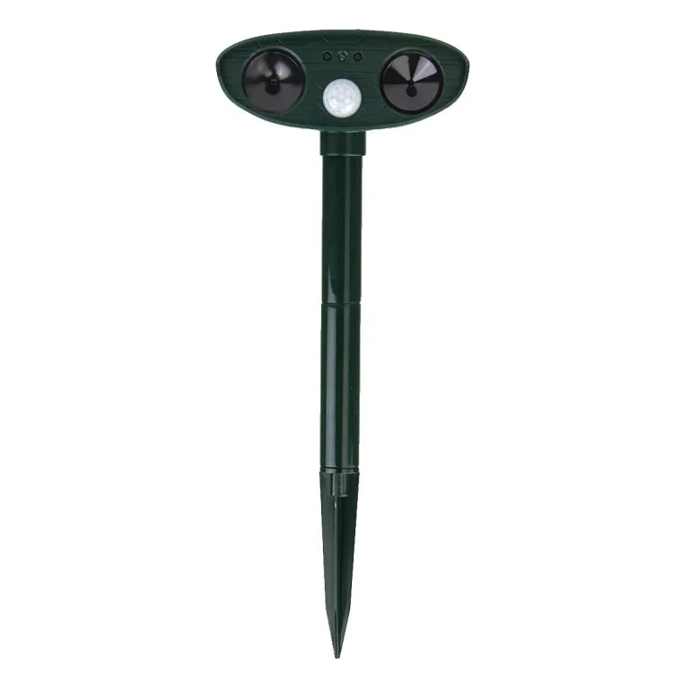 Leistungsstarker Ultraschall-Tiervertreiber mit Solarenergie, PIR-Sensor und Lichtsensor, RC-511