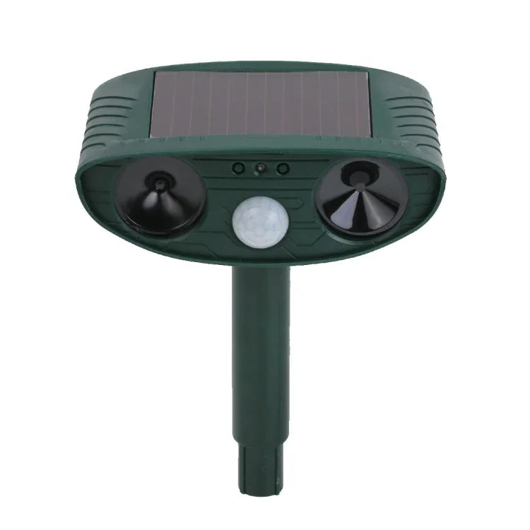 Leistungsstarker Ultraschall-Tiervertreiber mit Solarenergie, PIR-Sensor und Lichtsensor, RC-511