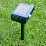2 STK Leistungsstarker Solar-Ultraschall-Tiervertreiber mit PIR-Sensor und Lichtsensor, CE / ROHS-zertifiziert, 2 STK RC-510