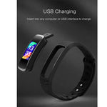 SMA-B3 Fitness Tracker 0,96 Zoll Bluetooth Smart Armband, IP67 Wasserdicht, Unterstützt Aktivitätstracker / Herzfrequenzmesser / Blutdruckmesser / Fernauslöser, SMA-B3/Orange, SMA-B3/Grün, SMA-B3/Blau, SMA-B3/Schwarz