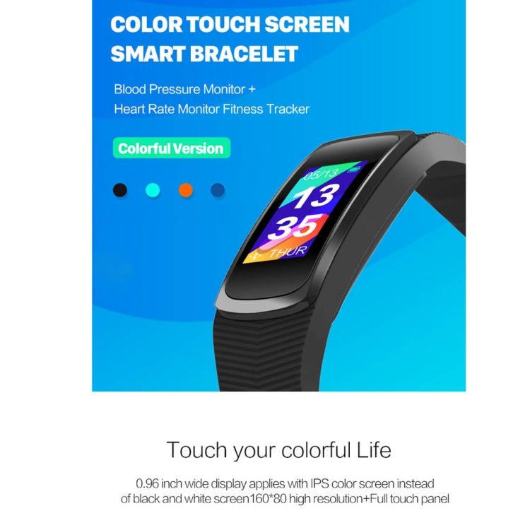 SMA-B3 Fitness Tracker 0,96 Zoll Bluetooth Smart Armband, IP67 Wasserdicht, Unterstützt Aktivitätstracker / Herzfrequenzmesser / Blutdruckmesser / Fernauslöser, SMA-B3/Orange, SMA-B3/Grün, SMA-B3/Blau, SMA-B3/Schwarz