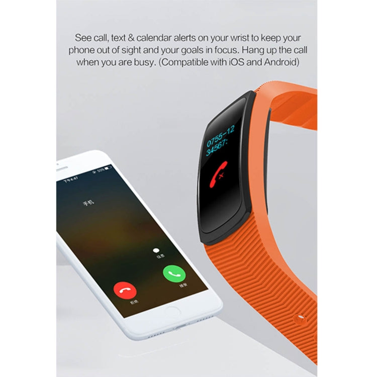 SMA-B3 Fitness Tracker 0,96 Zoll Bluetooth Smart Armband, IP67 Wasserdicht, Unterstützt Aktivitätstracker / Herzfrequenzmesser / Blutdruckmesser / Fernauslöser, SMA-B3/Orange, SMA-B3/Grün, SMA-B3/Blau, SMA-B3/Schwarz