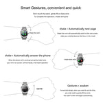 SMA-Round 1,28-Zoll-Farb-Touchscreen-Bluetooth-Smartwatch, wasserdicht, unterstützt Sprachsteuerung, Herzfrequenzmessung, Schlafüberwachung und Bluetooth-Kamera, kompatibel mit Android und iOS