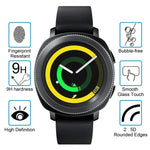2 Stück ENKAY Hat-Prince Displayschutzfolie aus gehärtetem Glas für Samsung Gear Sport Smartwatch, 0,2 mm, 9H Oberflächenhärte, 2,15D explosionsgeschützt, für Samsung Gear Sport (2 Stück)