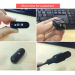 CHIGU C6 0,69 Zoll OLED-Display Bluetooth-Smart-Armband, unterstützt Herzfrequenzmessung / Schrittzähler / Anruferinnerung / Schlafüberwachung / Bewegungserinnerung / Alarm / Anti-Verlust-Funktion, kompatibel mit Android- und iOS-Telefonen
