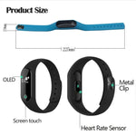 TLW25 0,42 Zoll OLED-Display Bluetooth-Smart-Armband, IP66 wasserdicht, unterstützt Herzfrequenzmessung / Schrittzähler / Anruferinnerung / Schlafüberwachung / Bewegungserinnerung / Alarm / Fernauslöser, kompatibel mit Android- und iOS-Telefonen