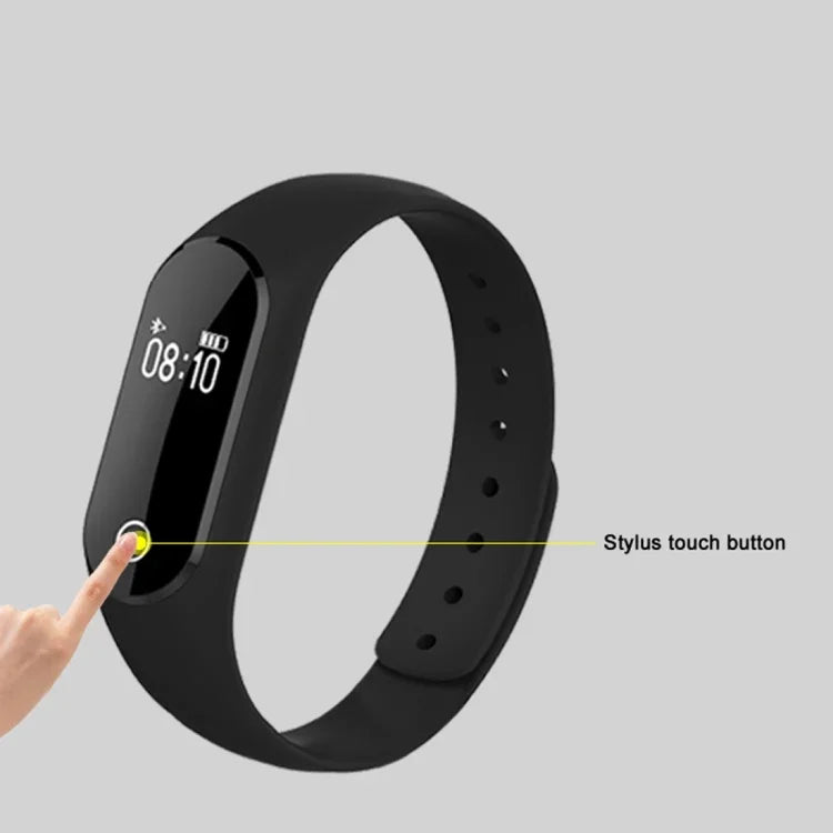 TLW25 0,42 Zoll OLED-Display Bluetooth-Smart-Armband, IP66 wasserdicht, unterstützt Herzfrequenzmessung / Schrittzähler / Anruferinnerung / Schlafüberwachung / Bewegungserinnerung / Alarm / Fernauslöser, kompatibel mit Android- und iOS-Telefonen