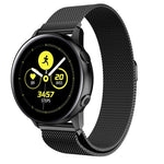 Milanis Magnetisches Edelstahl-Mesh-Armband für Galaxy Watch Active 20 mm