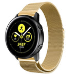 Milanis Magnetisches Edelstahl-Mesh-Armband für Galaxy Watch Active 20 mm