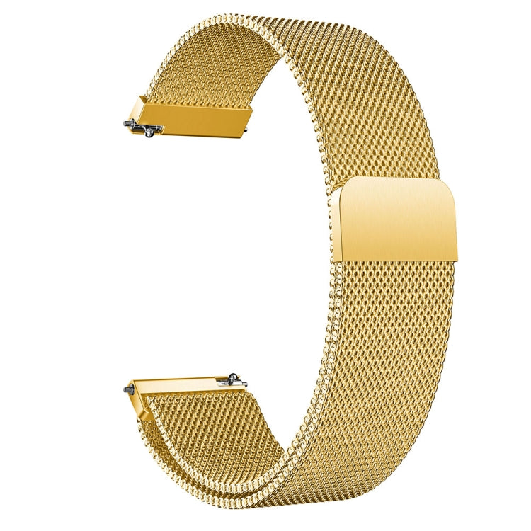 Milanis Magnetisches Edelstahl-Mesh-Armband für Galaxy Watch Active 20 mm