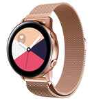 Milanis Magnetisches Edelstahl-Mesh-Armband für Galaxy Watch Active 20 mm